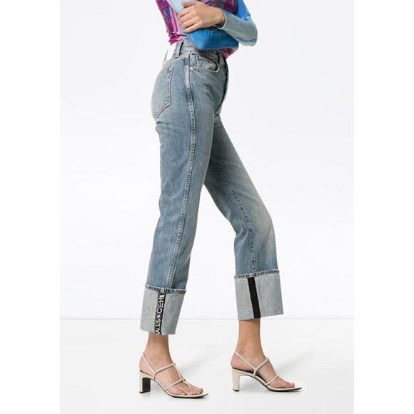 PSWL PROENZA SCHOULER Rigid Cuffed Stovepipe Jeans - size 29 - Picture 1 of 12